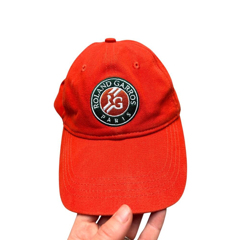Roland Garros French Open Unisex One Size Orange Official Tennis Cap Vintage